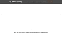 Desktop Screenshot of dolphinfencing.com.au